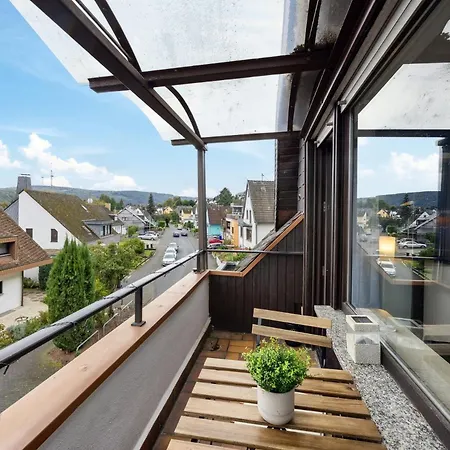 Helle & Moderne Mit Panorama-balkon 아파트 코블렌츠